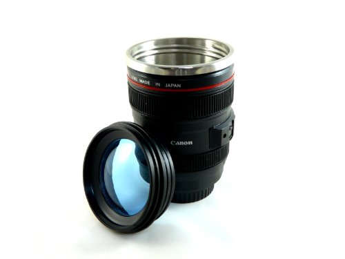 CANON 24-105mm Lens Cup 1:1 Simulation to Lens Stainless Steel Drinking Camera Mug On Sale