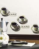 Cafe Coffee Cup Kitchen Wall Decor Appliqes Cutouts 25