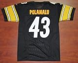 Pittsburgh Steelers NKE Unveils New 2012 NFL Uniforms #43 Troy Polamalu Football Black Jerseys Size 52