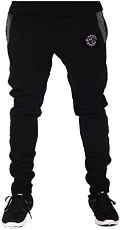 Outdoors Cargo Loose Trousers Men Sweat Harem Sport Joggers Pants Legging Pants Cotton Sccoer Mens Joggers Gymshark Luxe Fitted Tapered Reflective Bottoms - Black