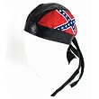 New Leather & Cloth Confederate Biker Bandana Head Wrap Hat Bandanna