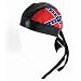 New Leather & Cloth Confederate Biker Bandana Head Wrap Hat Bandanna