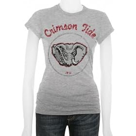 Buy Alabama Crimson Tide Ladies Oxford Circle Cube T-Shirt