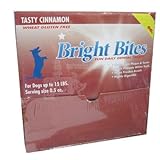 Bright Bites Daily Dental Dog Treats, Tasty Cinnamon, Small, 5 Pound Box