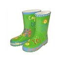 Paint Your Own Funky Wellies Green - Large (12-13)