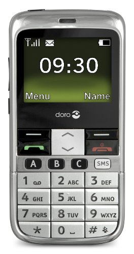 Doro PhoneEasy 332GSM Sim Free Easy Mobile Phone - Chrome