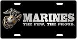 Marines Custom License Plate Novelty Tag from Redeye Laserworks" "