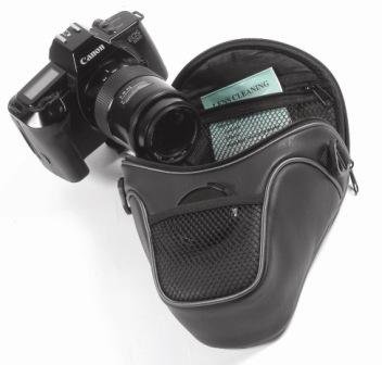 Opteka SLR & DSLR Camera Short Zoom Holster Case w/Adjustable Shoulder Strap