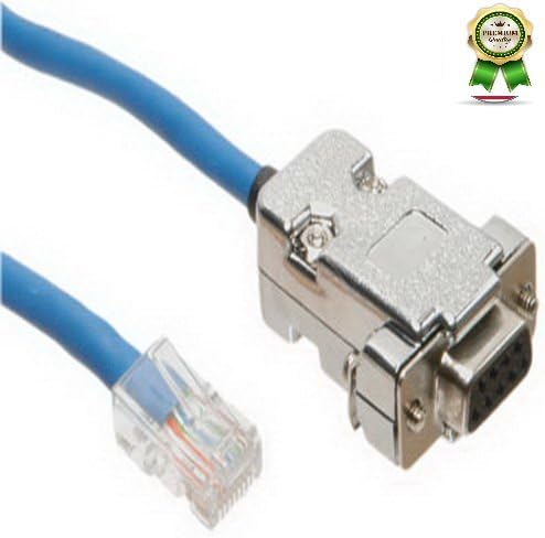 Asterwall - Cisco 72-3383-01 Compatible Rollover Console Cable - DB9 Female to RJ45 - 6 Feet
