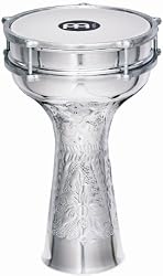 Meinl Aluminum Darbuka, hand hammered 8-14 1/2