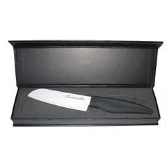 Pearl 1791 Keramikmesser Santoku, 12,5 cm Klinge - extrem scharf, absolut hitzeresistent, korrosionsbestndig, hygienisch,speziell bruchstabilisiert