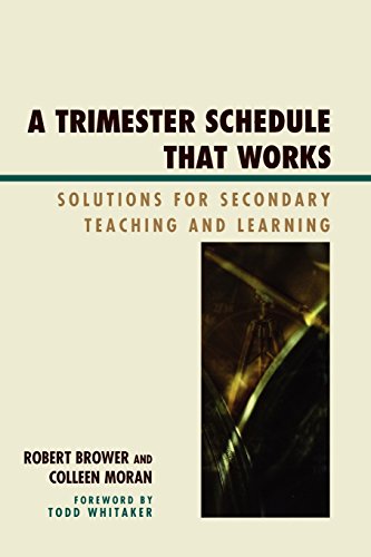 a trimester schedule that works solutions for secondary teaching and learning