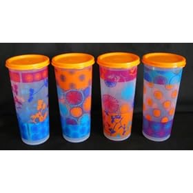 Tupperware Spring Tumblers Set of 4 by Tupperware