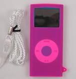 IPod Nano 2nd Generation Silicone Case Cover Skin w/ Screen Protector - (Pink)