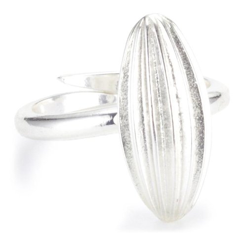 Pilgrim Damen-Ring Verstellbar Grooves Versilbert 528-004 Preisvergleich