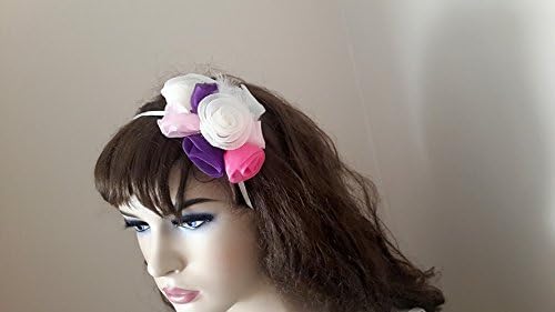 OOAK---Bridal hair flowers feathers bouquet for your hair bun,fascinator, floral crown, wedding accessories, hair piece,headband, flowers headband, wedding hair accessories
