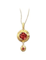 Scarletts Fire Pendant Necklace: Gone With The Wind Replica Design by The Bradford Exchange