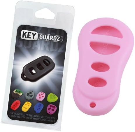 KeyGuardz Pink Rubber Keyless Entry Remote Key Fob Skin Cover Protector