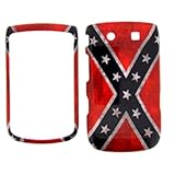 Premium - AT&T BLACKBERRY TORCH 9800 Confederate / Rebel FLAG COVER CASE -  ....