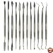 Professional - Hobbyist Essential Set: 12 Stainless Steel Picks