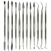 Professional - Hobbyist Essential Set: 12 Stainless Steel Picks