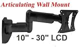PriceLine 3-Way Articulating LCD Plasma Tilt&Swivel Wall Mount Bracket for 10 - 30 HDTV, Black