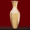 28" Lacquer Classic Floor Vase - Silver