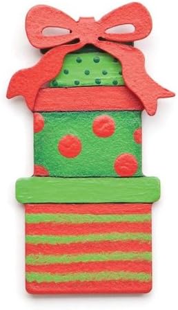 DEMDACO Metal Magnets 17468 - Red &amp; Green Stacked Packages