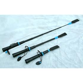 Black, Red, Blue or Green telescopic whip - Adjusts from 10'' closed to 17'' or 28''