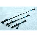 Black, Red, Blue or Green telescopic whip - Adjusts from 10'' closed to 17'' or 28''