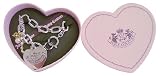 Juicy Couture Silver Heart Charm Bracelet