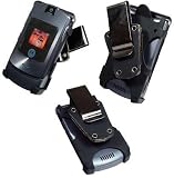 AUTHENTIC CELLET HEAVY DUTY FORCE METAL BELT CLIP HOLSTER (with Quick Release) for MOTOROLA RAZR V3, V3c, V3m, V3i, V3t, V3r, V3e - RETAIL PACKAGING