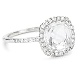 <b>Suzanne Kalan The Classics Cushion White Topaz Ring</b>