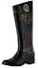 CHRISTIAN AUDIGIER Ed Hardy Womens Rain Boots Shoes Rubber Tattoo Wellies Galoshes Black