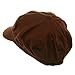 SS/Sophia Cotton Elastic Newsboy Cap-Brown