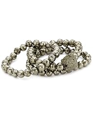 Jordan Alexander Gold Pyrite Bracelet Set