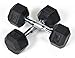 j/fit 10lb Rubber Hex Dumbbells (Pair)