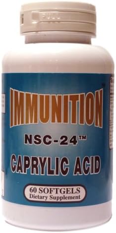 Nsc-24 Caprylic Acid, 60 Softgels (600 Mg)
