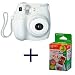 Fujiilm Instax MINI 7s White Instant Film Camera with Cheki film 3pack (10picture X3)