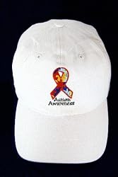 Autism Ribbon Baseball Hats - (12 Hats)
