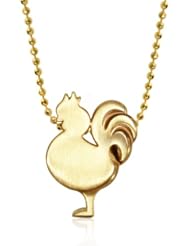Alex Woo "Little Signs Animals" Yellow Rooster Pendant Necklace