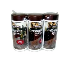 Weiman Granite Wipes Pack of 12 Canisters