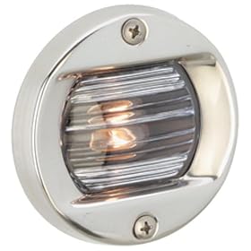 Attwood Corporation 6356D7 12V Round Transom Light Flush Mount
