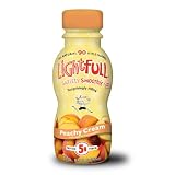 Lightfull Smoothie, Peachy Cream, 8.5-Ounce Bottles (Pack of 12)