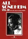 All Sondheim, Vol 3: Piano/Vocal