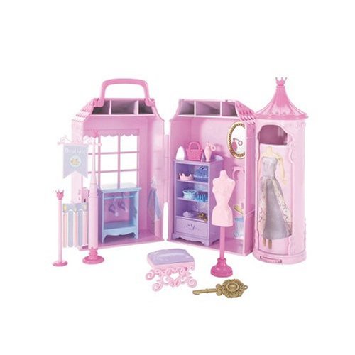 Childrens Toyshop  Toys : Barbie Mini Kingdom - Princess Boutique Playset