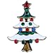 Pugster Green Christmas Tree Brooches And Pins