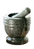 Premier Housewares 13 x 20 x 20 cm Dark Stone Mortar and Pestle