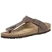 Birkenstock Gizeh Birkibuc Thong,Mocha,40 Regular EU