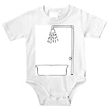 Onesie with black and white, Europe, water,... by SHOPZEUS